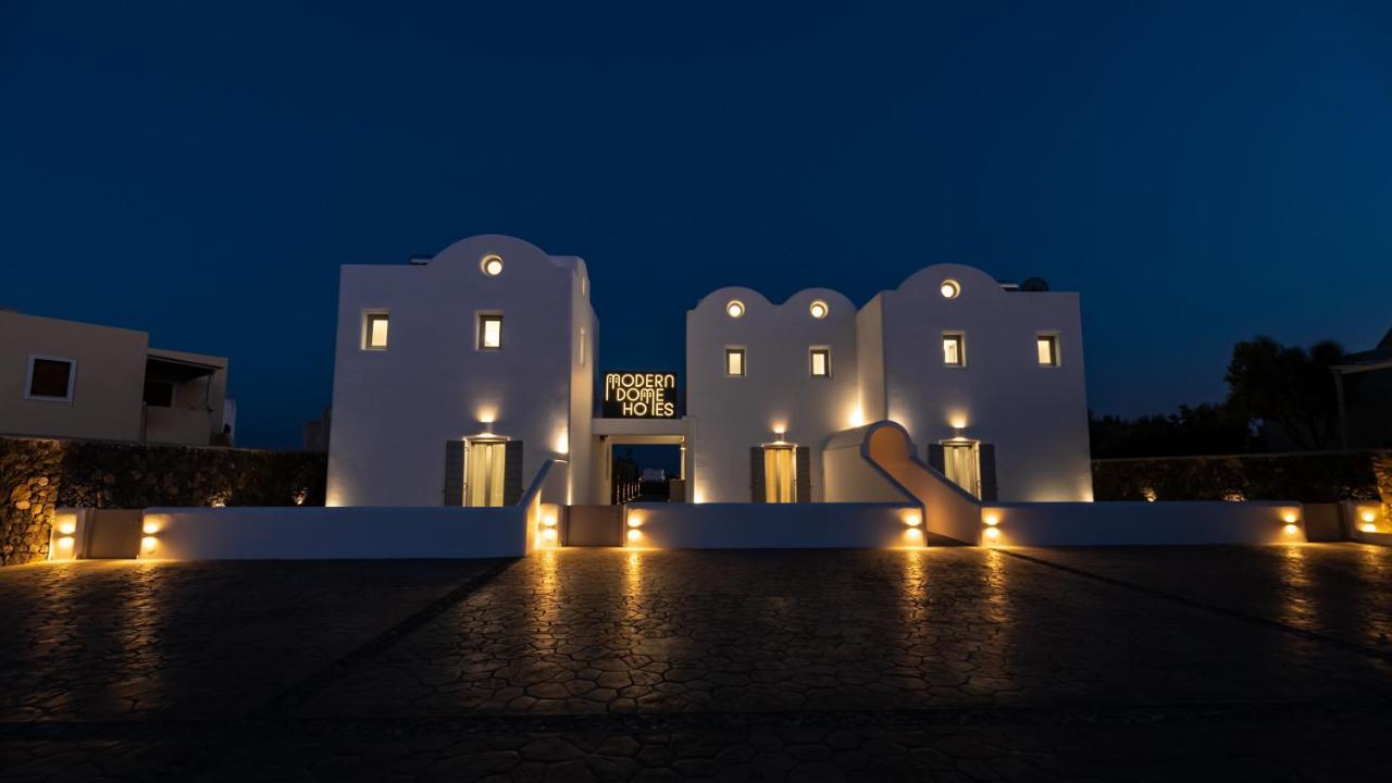 Modern Dome Homes Of Santorini Перисса Экстерьер фото