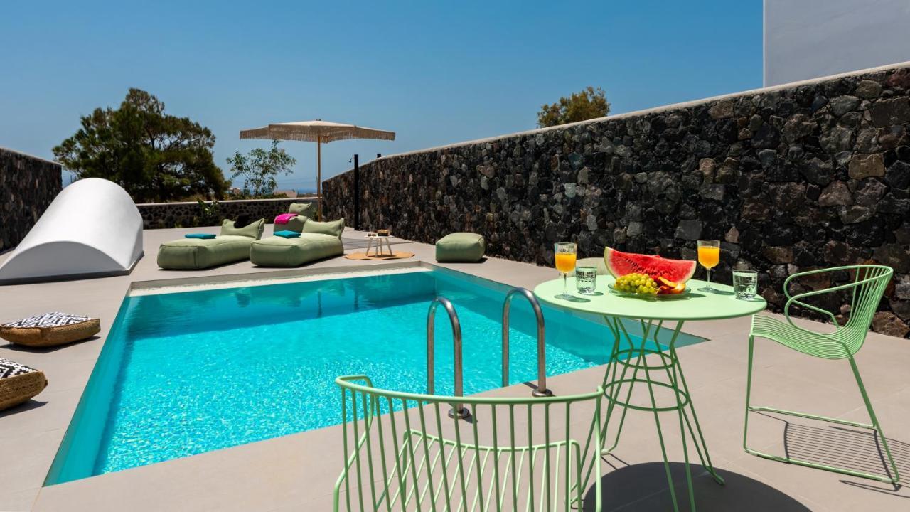 Modern Dome Homes Of Santorini Перисса Экстерьер фото